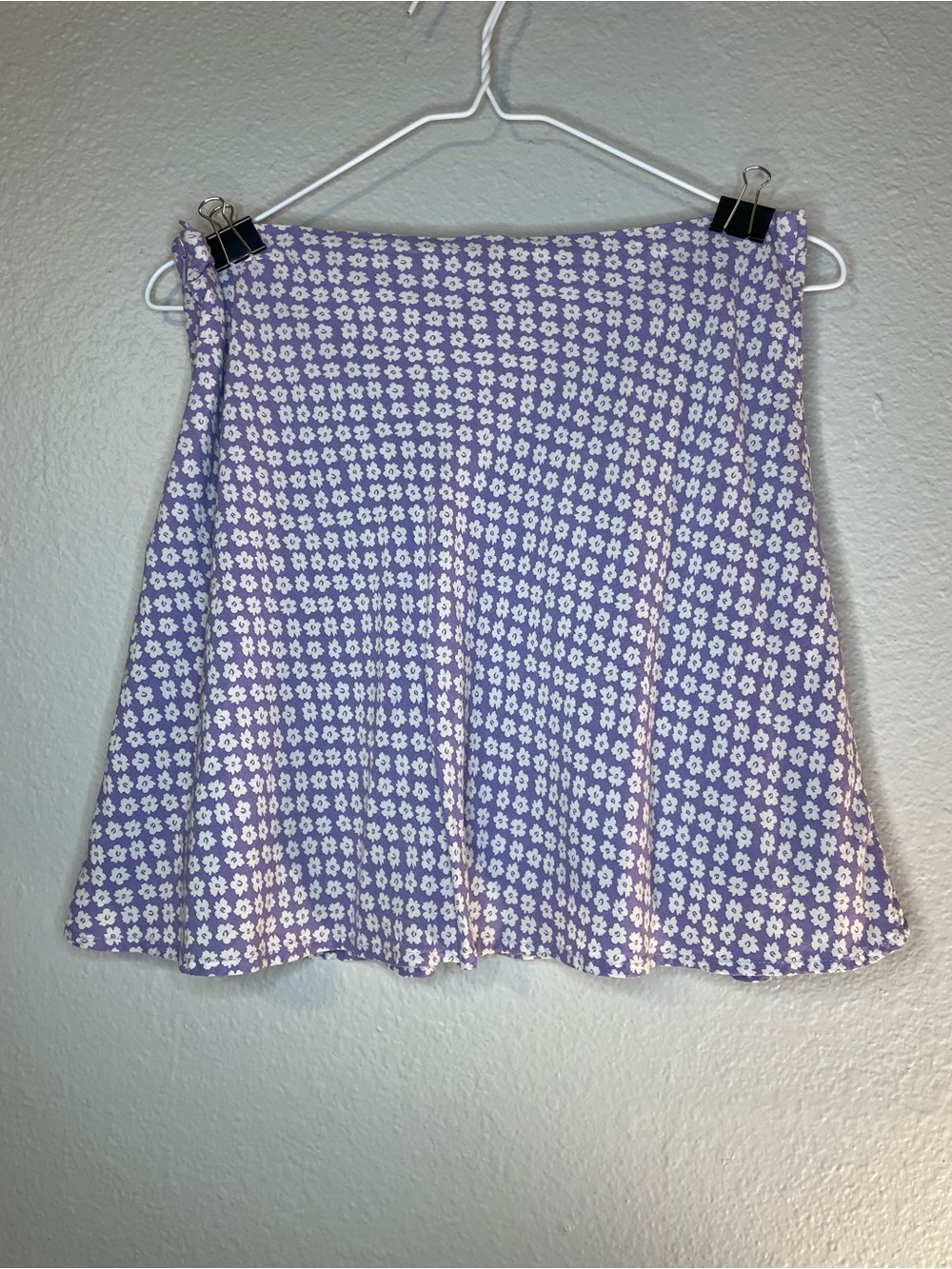 H&M Lavender Floral Circle Skirt